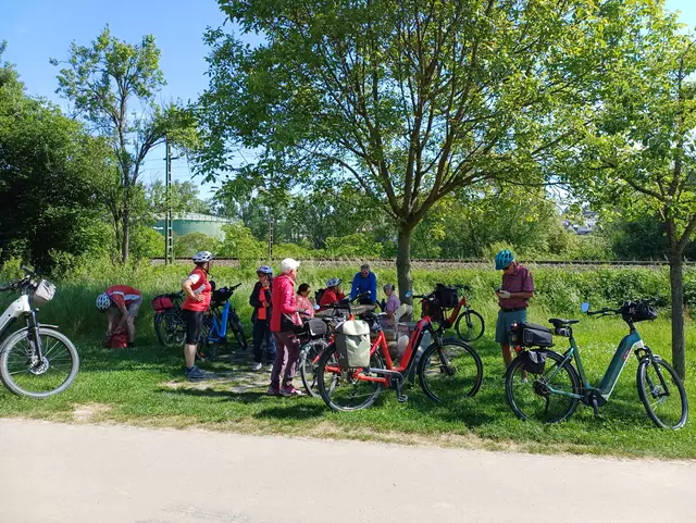 eine Radpause | Foto: E. Rosendorf