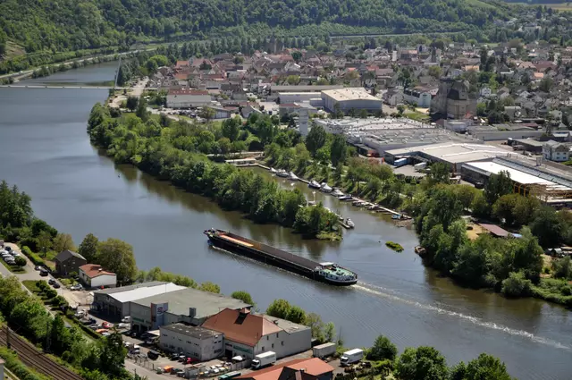 Blick auf den Neckar und Haßmersheim | Foto: Daniela Somers