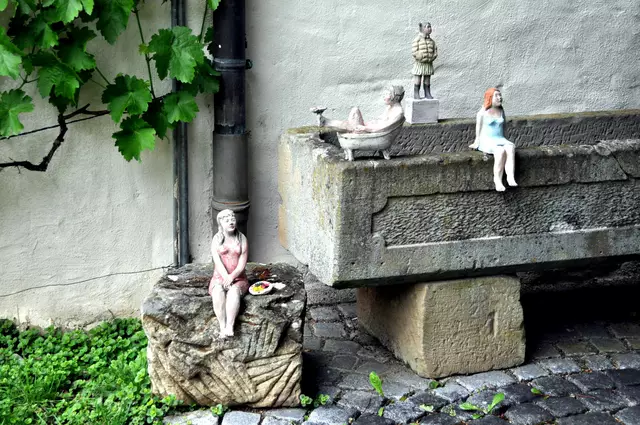 Ausstellungsfläche wird überall genutzt. | Foto: Daniela Somers