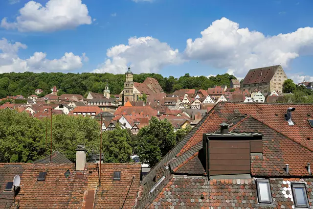 Blick vom Museum Würth auf Hall | Foto: Ulrich Seidel