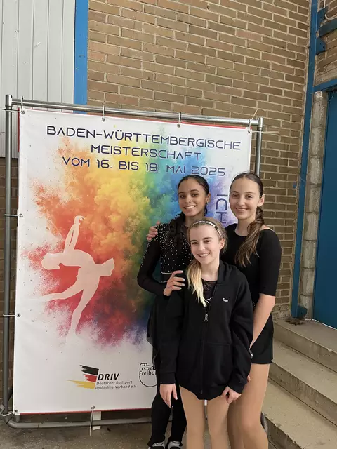 Die drei RRV-Medaillengewinnerinnen (von links) Amy Friede, Tiana Gebauer und Jolina Pfundt | Foto: Cristal Peralta de Friede