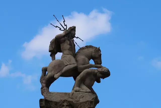 Jupitersäule in Steinsfurt.  | Foto: Eduard Warenik
