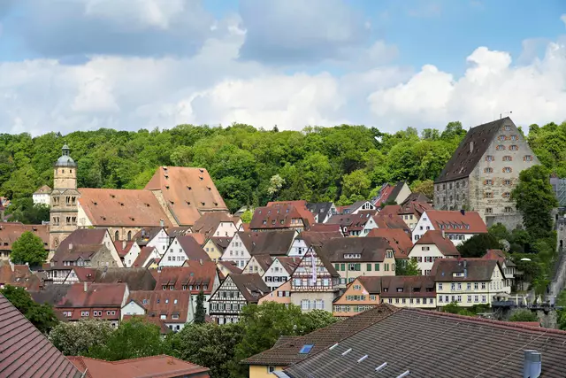 über den Dächern von Schwäbisch Hall | Foto: Ulrich Seidel