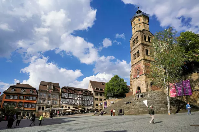 Der Marktplatz mit Michaelskirche | Foto: Ulrich Seidel