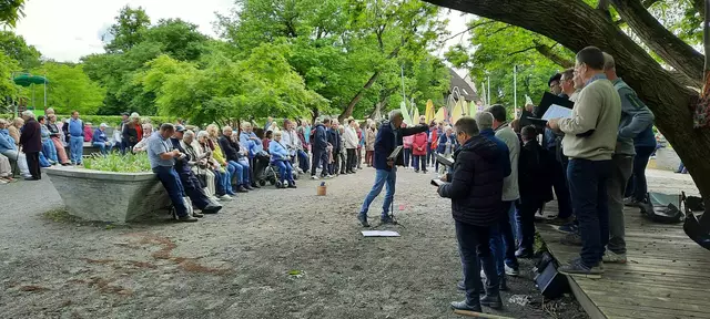 unter der kaukasischen Flügelnuss | Foto: Ingrid Wiedmaier