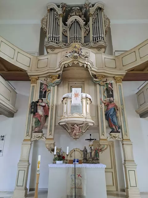 Markgräfler Wand in der Evang. Kirche Kirchensall | Foto: Sarah Peters