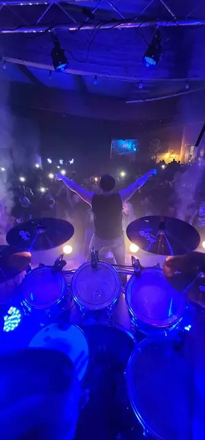 Donnerbalken rockt den Stettener Rockbesen. | Foto: Eigenes Foto.