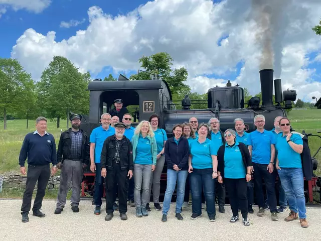 Mitglieder der StartUps Lauffen a.N. beim Orchesterausflug nach Neresheim | Foto: Privat