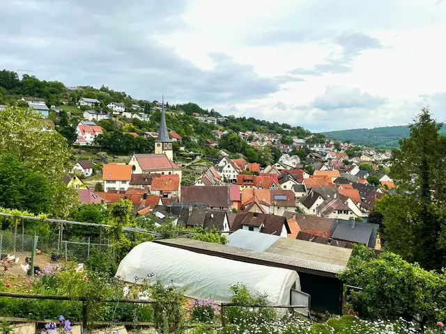 Blick vom Essigberg auf Roigheim. | Foto: Isolde Reitz