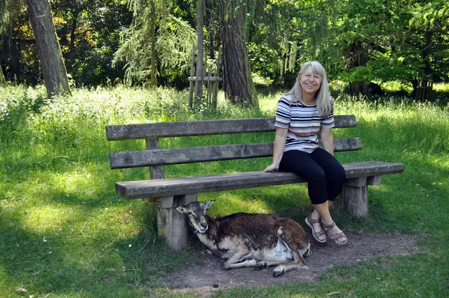 Ich habe mich mal ganz vorsichtig dazu gesetzt. | Foto: Daniela Somers