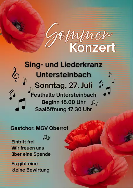 Einladung zum Sommerkonzert | Foto: Sing- und Liederkranz