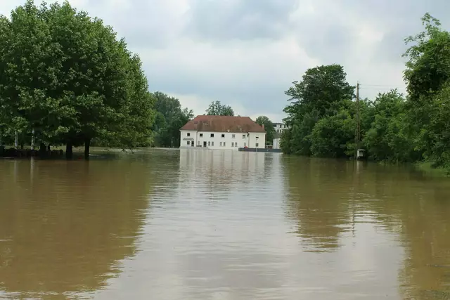 Heimatreporterin Sandra Martines teilt einige Bilder vom Hochwasser, von dem auch Oedheim betroffen war. | Foto: Sandra Martines