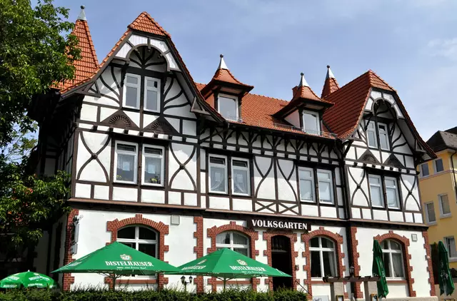 Der Volksgarten. Ein historisches Gasthaus von 1898. | Foto: Daniela Somers