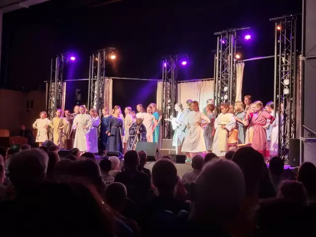 Das WDL-Kindermusical "Saulus - Vom Jäger zum Gejagten!" im Bürgerzentrum Brackenheim mit über 60 Kindern fand große Begeisterung bei den Besuchern. | Foto: Jochen Baral