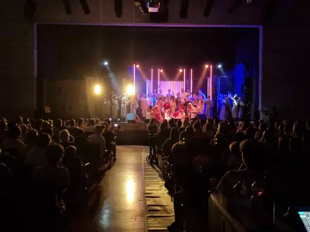 Das WDL-Kindermusical "Saulus - Vom Jäger zum Gejagten!" im Bürgerzentrum Brackenheim mit über 60 Kindern fand große Begeisterung bei den Besuchern. | Foto: Jochen Baral