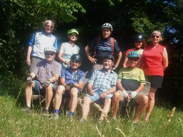 Die Radgruppe an diesem Tag | Foto: E. Rosendorf