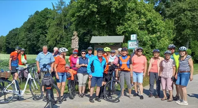 Radler auf Wallfahrtstour nach Walldürn | Foto: Martin Hirn
