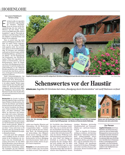 Bericht in der HZ von Mittwoch, 18. Juni 2025 | Foto: Freigabe durch Dagmar Weigel, Heilbronner Stimme