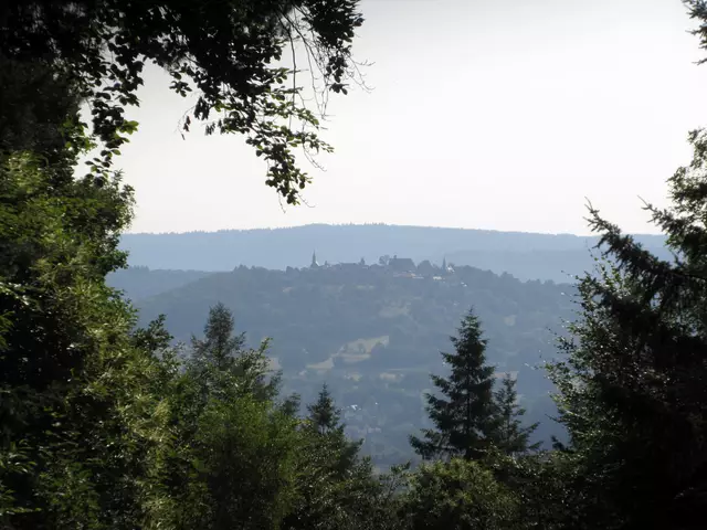 Ausblick von der Neckarriedhütte nach Dilsberg | Foto: WandernGabyErich