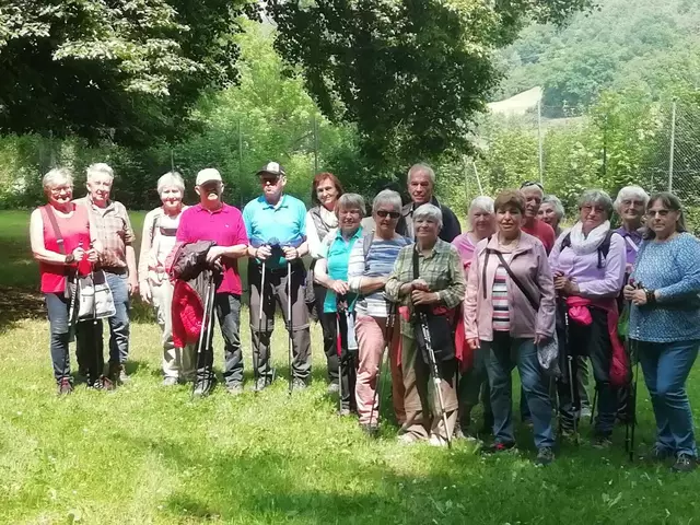 Die Wanderer unterwegs im Jagsttal | Foto: Herbert Wied