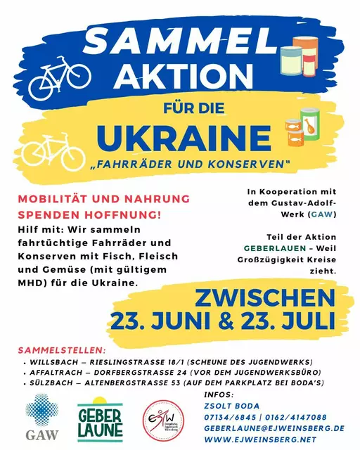 Plakat Sammalaktion | Foto: EJW Weinsberg