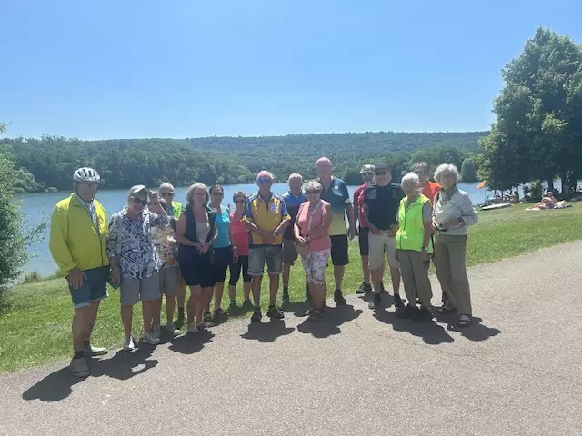 Mittagspause an der Ehmitsklinge in Zaberfeld | Foto: JK