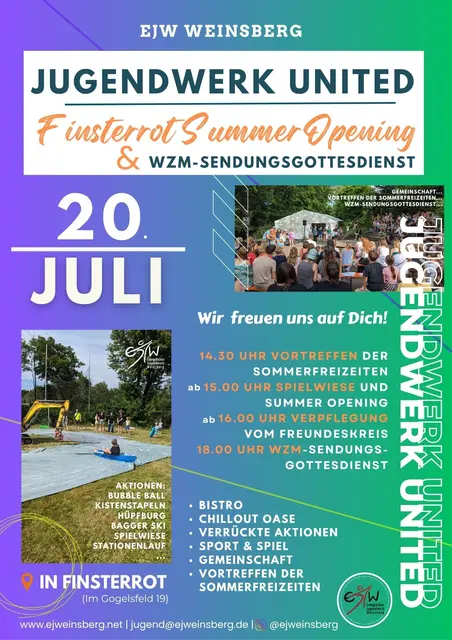 Plakat_SummerOpening | Foto: EJW Weinsberg
