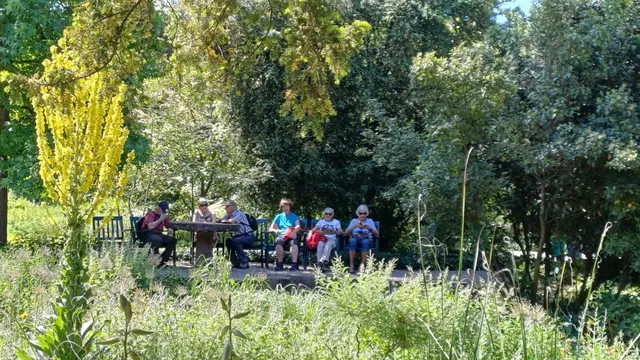 Kleine Verschnaufpause im Hermannshof | Foto: bekannt