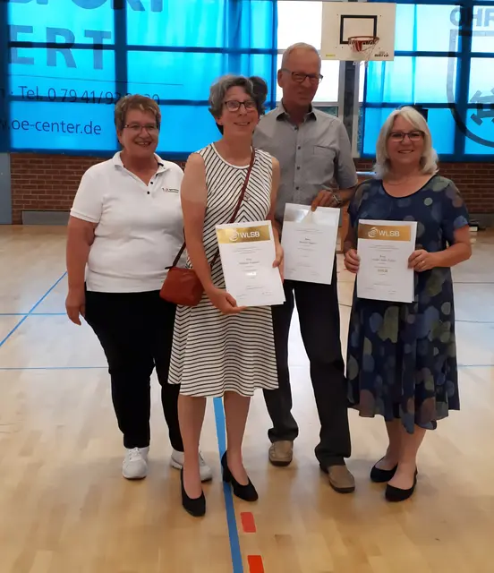 Frau Baumann, Steffi Federolf, Roland Stapf und Uschi Greth-Zubke | Foto: Markus Denz