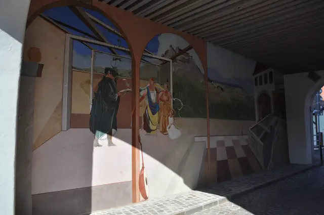 Beim Durchgang vom alten Rathaus in Untergruppenbach.  | Foto: Daniela Somers