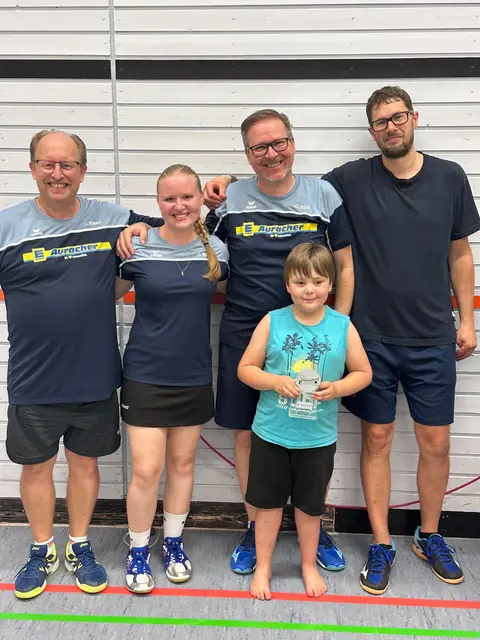 Die knapp geschlagenen: Jürgen Köberl, Cara &amp; Oliver Bürk, Jonas Albrecht | Foto: E. Rosendorf