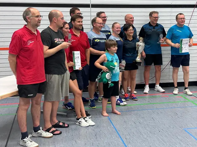 Die Spielerinnen und Spieler der Plätze 1 - 3 | Foto: E. Rosendorf