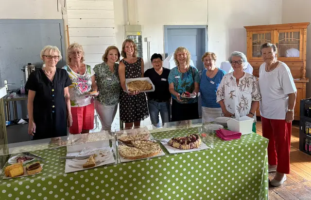 FU Heilbronn im Botanischen Obstgarten (v.l.n.r.): Elke Lutz, Elisabeth Kern, Anja Walz, Isabell Huber MdL, Ilona Werner, Martina Susset, Inge Hackert, Elke Herzog, Marie Schmidt | Foto: CDU FrauenUnion Heilbronn