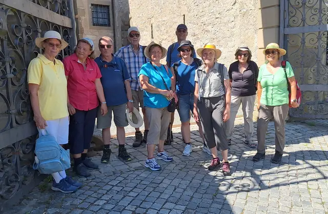 Der Niedernhaller Albverein auf der Zweiburgenwanderung. | Foto: Angelika Lintek