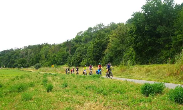 Auf dem Jagsttal -Radweg bei Untergriesheim. | Foto: Isolde Reitz
