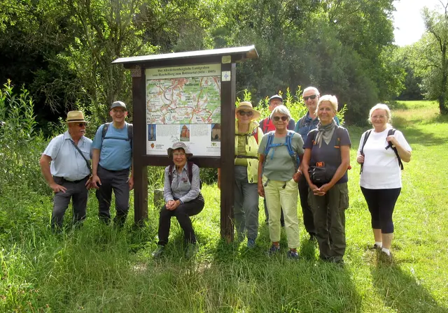 Eine der bekanntesten Stellen für die Horkheimer Gruppe, direkt am Radweg zwischen Heilbronn und Ilsfeld | Foto: WandernGabyErich