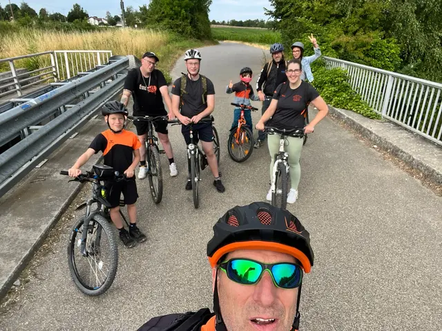 Kleiner Schnappschuss auf der Strecke | Foto: Karateverein Eppingen