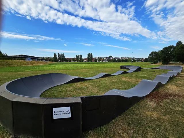 Moderne mobile Pumptrack | Foto: Heidrun Rosenberger