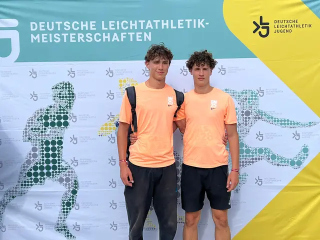 Erfolgreich bei der DM U18: Mathys Vermeiden und Julian Wefel | Foto: Eigenes Bild