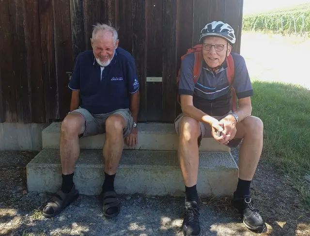 letzte Pause vor Lauffen bei Hausen a.d.Z. | Foto: E. Rosendorf