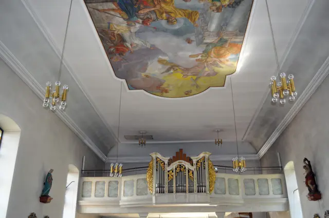 Orgel und Deckengemälde | Foto: Daniela Somers