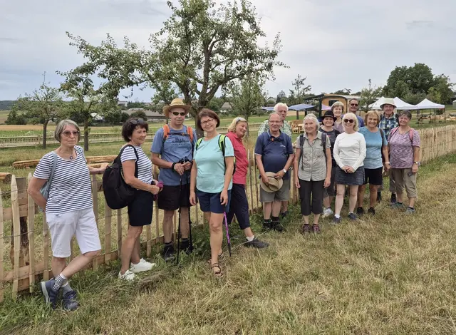 Die Niedernhaller Wandregruppe beim Kindergarten Muthof. | Foto: Peggy Heumann