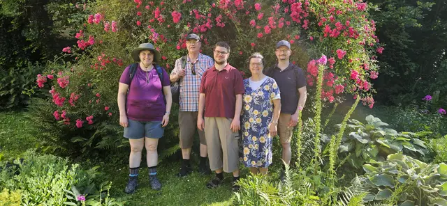 Im Garten der Stadtvilla Künzelsau. | Foto: Christina  Hansel
