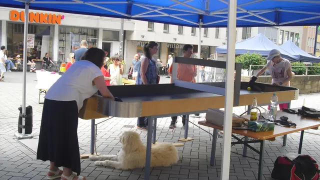 Mit dabei beim Aktionstag: Der Showdowntisch des BSV Heilbronn | Foto: E. Heiler