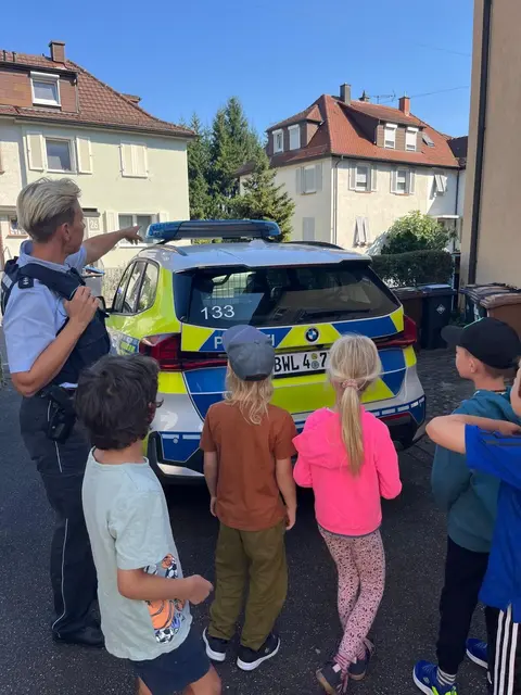 Verkehrstraining für die Vorschulkinder des ASB Montessori Kinderhauses. | Foto: ASB Region Heilbronn-Franken