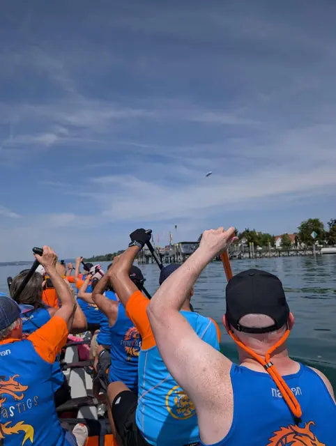Ausfahrt auf dem Bodensee, 20 km bei noch ruhiger See von Friedrichshafen nach Hagnau | Foto: Elke Simon