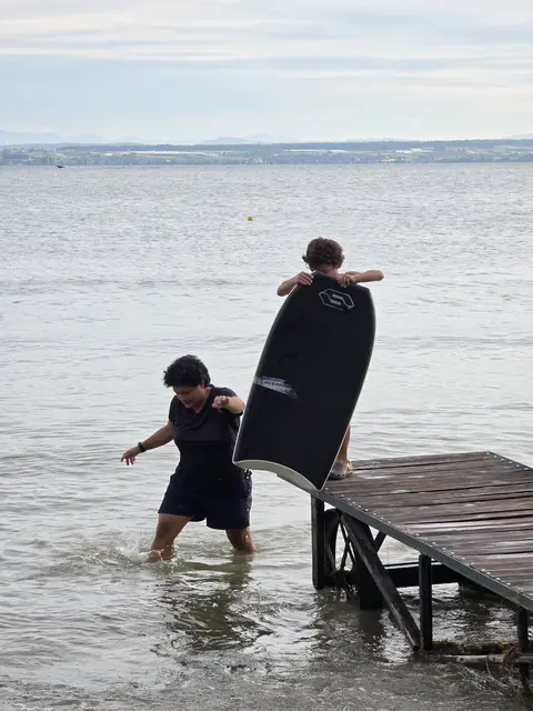 Spaß am Bodensee bei ruhiger See | Foto: Elke Simon