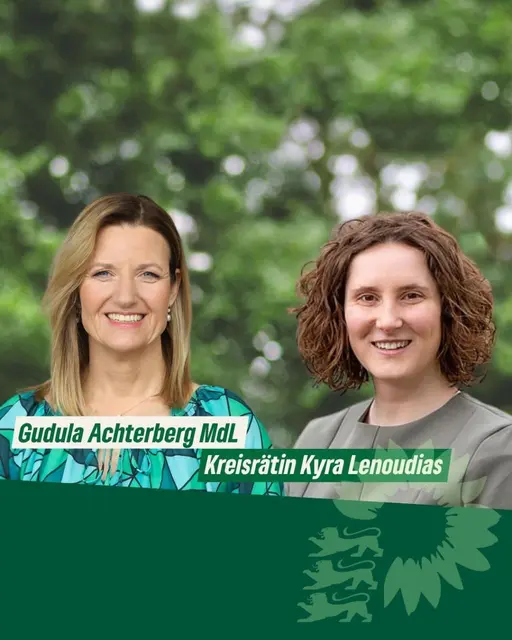 Sind am Samstag auf dem Nordheimer Wochenmarkt zu sprechen: MdL Gudula Achterberg (l.) und Kreisrätin Kyra Lenoudias.  | Foto: lh