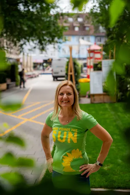 Gemeinsam radeln und spazieren, miteinander sprechen: MdL Gudula Achterberg lädt ein in die Heilbronner Stadtteile.  | Foto: privat