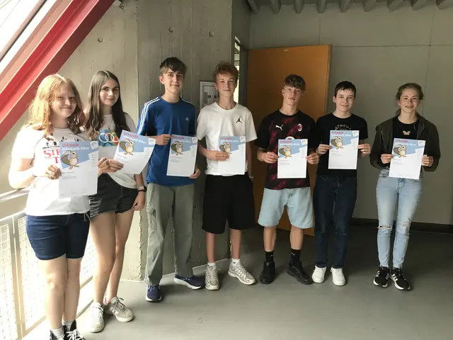 Die Gewinner der HBS beim Informatik-Biber Wettbewerb | Foto: HBS